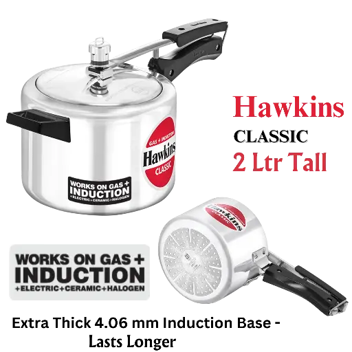 Hawkins Classic 1.5 Liter Induction Friendly cooker